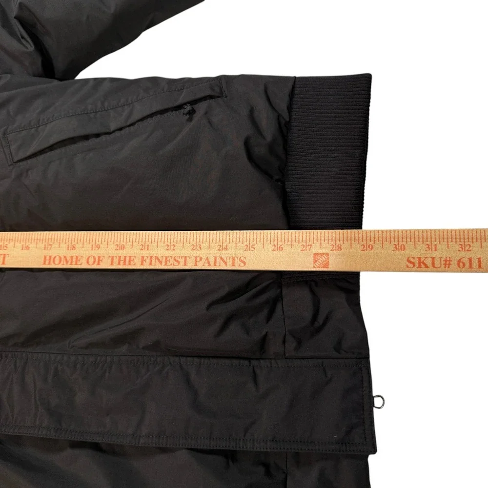The North Face McMurdo Bomber Jacket Black Mens XXL NF0A5GD9 Faux Fur Hood